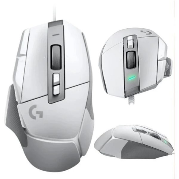 LOGITECH G502 X GAMING MOUSE WHITE สวิตช์ไฮบริดออปติคอล-แมกคานิคอล รับประกัน 2 ปี